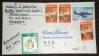 #BRBCO002 - Barbados Cave Airplane Hurricane Season on Registered Cover  to Usa 1982   3.99 US$ - Click here to view the large size image.