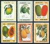 #BD199007 - Bangladesh 1990 Fruits 6v Stamps MNH   2.20 US$