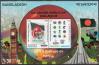 #BGD199904S - Bangladesh 1999 World Cup Cricket S/S MNH Flags Tiger Sports   3.49 US$ - Click here to view the large size image.