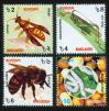 #BGD200009 - Bangladesh 2000 Insect of Bangladesh 4v Stamps MNH   1.24 US$ - Click here to view the large size image.
