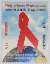 #BD200610 - Bangladesh 2006 World Aids Day 1v Stamps MNH   0.60 US$ - Click here to view the large size image.