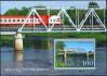 #LVA200714 - Latvia 2007 Bridges - Railway Bridge Over the River Aiviekste S/S MNH   2.80 US$ - Click here to view the large size image.