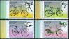 #RUS200821 - Russia 2008 Bicycles 4v Stamps MNH Transport Cycle   1.49 US$