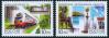 #RUS201019 - Russia 2010 Regions 2v Stamps MNH Train Transport Sculptures   0.89 US$