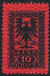 #ALB192201PD - Albania 1922 Postage Due Stamp 10q Black Red MNH   1.99 US$ - Click here to view the large size image.