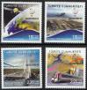#TUR201320 - Turkey 2013 11th Transportation Maritime Affairs and Communication Forum 4v Stamps MNH - Earth - Train - Satellite - Airplane   4.00 US$ - Click here to view the large size image.