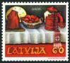#LVA200510 - Latvia 2005 Europa - Gastronomy 1v Stamps MNH - Food - Drinks   1.29 US$ - Click here to view the large size image.