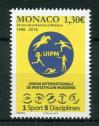 #MCO201814 - Monaco 2018 Uipm Modern Pentathlon 1v Stamps MNH 2018 Swimming Athletics Sports Horse Riding   1.74 US$ - Click here to view the large size image.