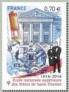 #FRA201602 - France 2016 Mines Saint-Etienne - French Graduate Engineering School 1v Stamps MNH Architecture Education   0.99 US$ - Click here to view the large size image.