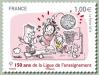 #FRA201608 - France 2016 French League of Education 1v Stamps MNH Cartoon   1.34 US$ - Click here to view the large size image.