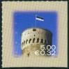 #EST200702 - Estonian Flag Flying From Pikk Hermann Tower   0.64 US$ - Click here to view the large size image.