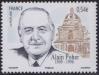 #FRA200654 - France 2006 the 10th Anniversary of the Death of Alain Poher (1909-1996) 1v MNH   0.75 US$ - Click here to view the large size image.