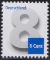 #DEU201542 - Germany 2015 Numeral Stamp 1v MNH   0.60 US$ - Click here to view the large size image.