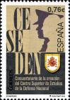 #ESP201403 - Spain 2014 the 50th Anniversary of Ceseden - Centre For National Defence Studies 1v MNH   1.10 US$ - Click here to view the large size image.