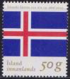 #ISL201509 - Iceland 2015 the 100th Anniversary of the Icelandic Flag 1v MNH   1.80 US$