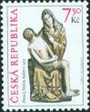 #CZE200716 - Czech Republic 2007 Easter - Virgin Mary and Christ - Wooden Statue 1v Stamps MNH   0.54 US$ - Click here to view the large size image.