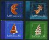 #LVA200610 - Latvia 2006 Merry Christmas - Gingerbread Cookies 4v Self Adhesive Stamps MNH   2.69 US$ - Click here to view the large size image.