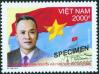 #VNM201007_SP - Vietnam - Specimen - Nguyen Huu Tho & National Flag 1v Stamps MNH 2010   0.59 US$ - Click here to view the large size image.