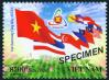#VNM201010_SP - Vietnam - Specimen - Asean Membership 1v Stamps MNH 2010 - Flags   2.49 US$ - Click here to view the large size image.