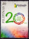 #PHL201513 - Philippines 2015 20th Anniversary of Philhealth - Philippine Health Insurance Corporation 1v Stamps MNH   0.39 US$ - Click here to view the large size image.