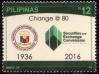 #PHL201632 - Philippines 2016 the 80th Anniversary of the Sec - Securities and Exchange Commission 1v Stamp MNH   0.40 US$ - Click here to view the large size image.