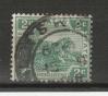 #FMS191801 - Federated Malay States (1918 - 1934) - Tiger 2c Green Stamps Used   0.65 US$ - Click here to view the large size image.