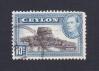 #LKA193801 - Ceylon 1938 King George Vi - 10c Sigiriya Used Stamps   0.30 US$ - Click here to view the large size image.