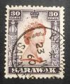 #SAR195701 - Sarawak 1957 Queen Elizabth Ii - 30 Cents Stamps Used   0.49 US$ - Click here to view the large size image.