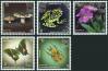 #NPL200606 - Nepal 2006 Bio-Diversity - Fauna and Flora - Mushroom Butterfly Frog Beetle Insects Flower 5v Stamps MNH   3.29 US$