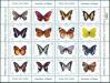 #NPL200905 - Nepal 2009 Butterflies Sheet (16v Stamps) MNH Butterfly Insects   4.99 US$ - Click here to view the large size image.