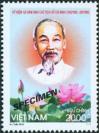#VNM201004_SP - Vietnam - Specimen : President Ho Chi Minh 1v Stamps MNH 2010 Flowers Flora   0.69 US$ - Click here to view the large size image.
