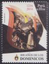 #PER201611 - Peru 2016 the 800th Anniversary (2016) of the Dominican Order 1v MNH   3.49 US$ - Click here to view the large size image.