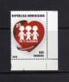#DOM201707 - Dominican Republic 2017 the 25th Anniversary (2016) of the Faith & Joy's Institution 1v Stamps MNH - Heart - Children   0.90 US$ - Click here to view the large size image.