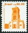 #BRA198705 - Brazil 1987 Jesus of Matozinhos Church 50cz 1 Stamps MNH   0.99 US$ - Click here to view the large size image.
