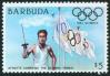 #BBD198406 - Berbuda 1984 Summer Olympic Los Angles - $5.00 Torch Bearer 1 Stamps MNH  - Broken Set   4.50 US$ - Click here to view the large size image.