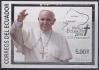 #ECU201507MS - Pope Francis Visits Ecuador M/S MNH 2015   10.00 US$ - Click here to view the large size image.