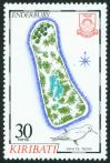 #KIR198704C - Kiribati 1987 30c Bird & Map 1 Stamps MNH - Broken Set   0.60 US$ - Click here to view the large size image.