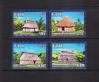 #FJI201604 - Fiji 2016 Traditional Housing - Navala Village 4v Stamps MNH   8.49 US$
