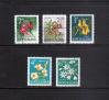 #NZL196001 - New Zealand : Local Motifs - Flowers 5 Stamps Used 1960-1963   0.99 US$ - Click here to view the large size image.