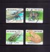 #NZL199702 - New Zealand 1997 Insects 4 Stamps Used   0.80 US$