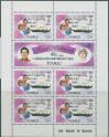 #TUV198201 - Tuvalu 1982 on a Royal Wedding For Tonga Cyclone Relief 20 Cents Surcharges Sheet MNH   2.60 US$ - Click here to view the large size image.