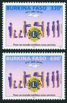 #BFA200701 - Burkina Faso 2007 Lion - Organization For Mankind 2v Stamps MNH   2.20 US$