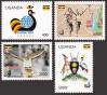 #UGA200702 - Uganda 2007 Commonwealth Heads of Government Meeting - (Chogm)  4v Stamps MNH - Birds - Sports   6.49 US$ - Click here to view the large size image.